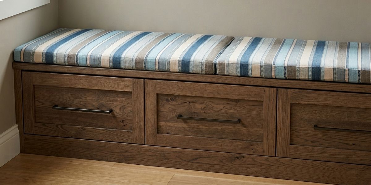 Custom Bench Cushions Turn Storage Into Comfortable Seating