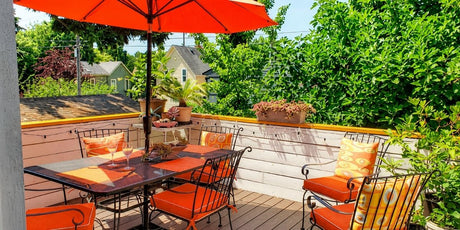 Bright, Bold Patio Space Enriched with Sunbrella Wins House Favorite Vote