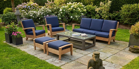 New Sunbrella Waterproof RAIN Cushions Make Big Impact on Patio