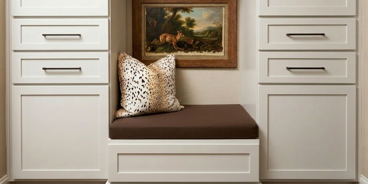 New Sunbrella Canvas Mink Brown Cushion Fits Perfect with Existing Decor