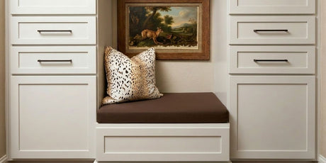 New Sunbrella Canvas Mink Brown Cushion Fits Perfect with Existing Decor