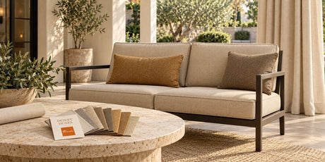 From Swatch to Custom: Explore Sunbrella Sample Packs for Cushions, Pillows & Curtains - Patio Lane