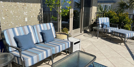 Sunbrella Ascend Spa Sofa Chair Cushions