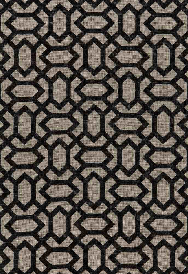 Schumacher San Remo Fret Jet 66062 Cote D'Azur Collection Upholstery Fabric