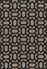 Schumacher San Remo Fret Jet 66062 Cote D'Azur Collection Upholstery Fabric