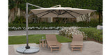 Fiberbuilt 10ft Cantilever Umbrella - Aluminum Trigger Lift Pole With Sunbrella Fabric