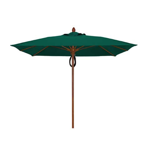 Fiberbuilt 10ft Square Augusta Umbrella With Sunbrella Fabric