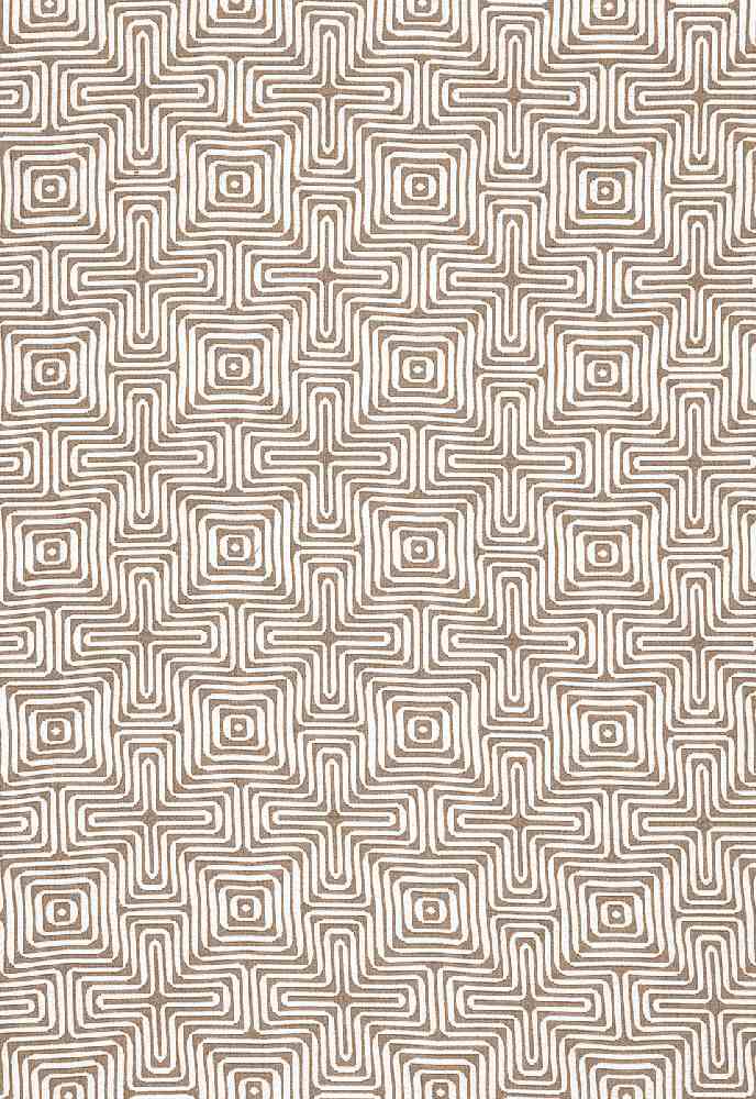 Schumacher Amazing Maze Sand 65323 by Trina Turk Upholstery Fabric