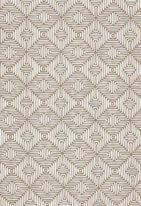 Schumacher Amazing Maze Sand 65323 by Trina Turk Upholstery Fabric