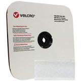 1.5 inch (38mm) Velcro Loop - White