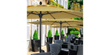 Fiberbuilt 11ft Octagon Riva Umbrella With Sunbrella Fabric
