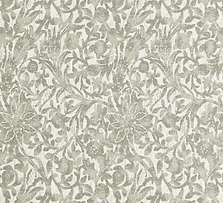 Scalamandre Bali Floral Stone SC 000127195 Isola Collection Upholstery Fabric