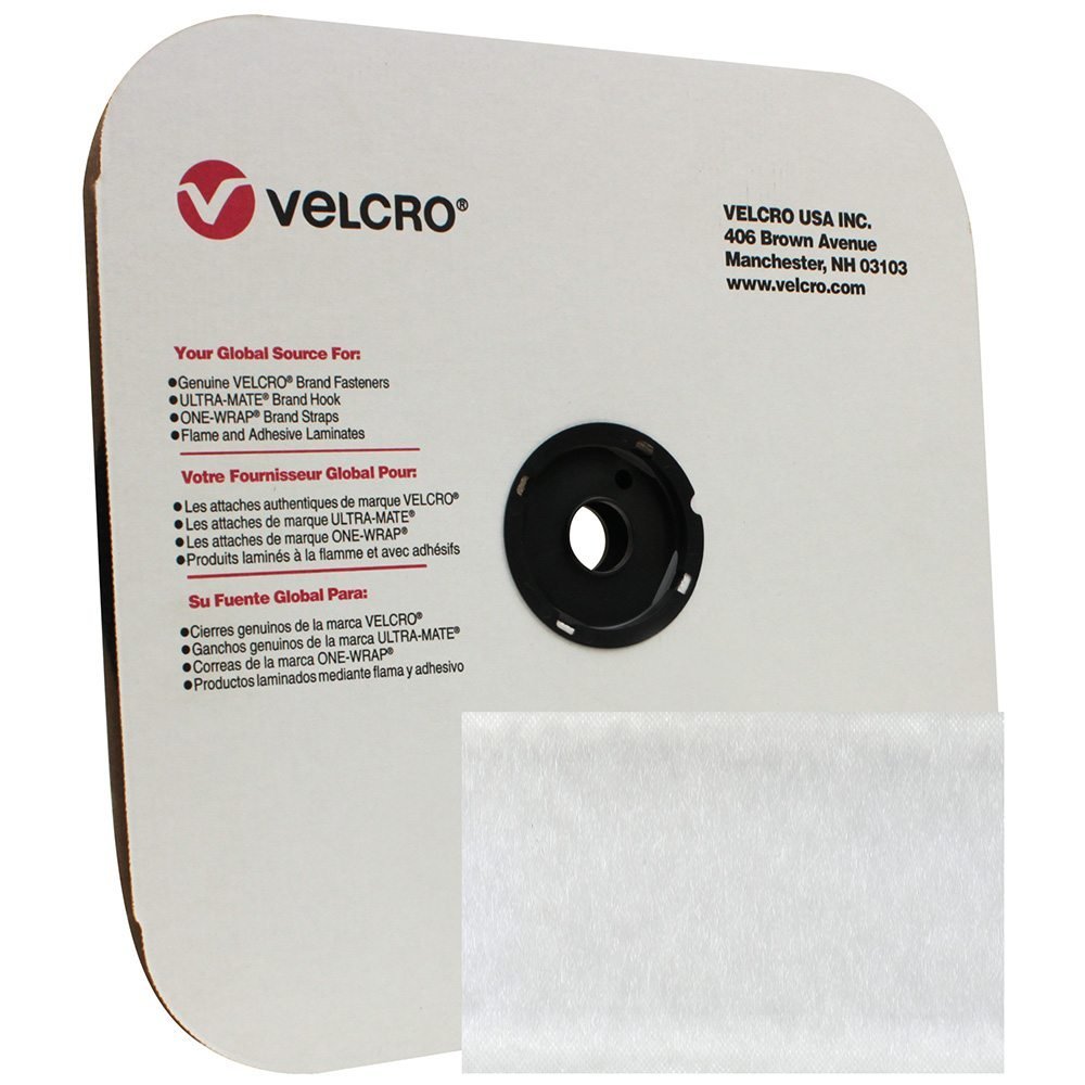 2 inch (50mm) Velcro Loop - White