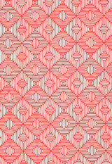 Schumacher Amazing Maze Coral 65324 by Trina Turk Upholstery Fabric
