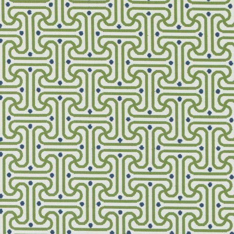 Duralee Blue / Avocado 15699-71 Upholstery Fabric