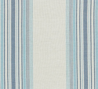 Scalamandre Nautical Stripe Caribe SC 000327069 Endless Summer Collection Upholstery Fabric