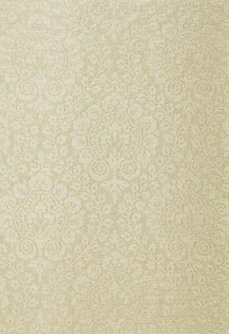 Schumacher Amalfi Damask Greige 64691 Cote D-Azur Collection Upholstery Fabric