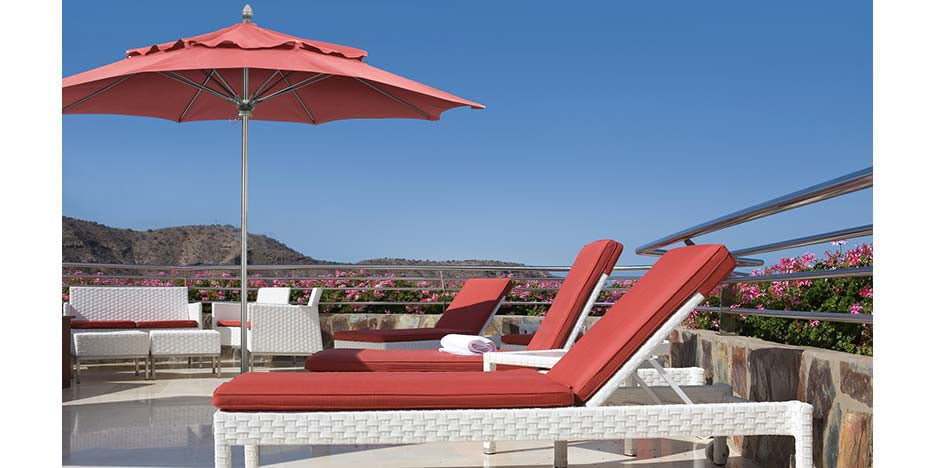Fiberbuilt 11ft Octagon Lucaya Umbrella With Sunbrella Fabric