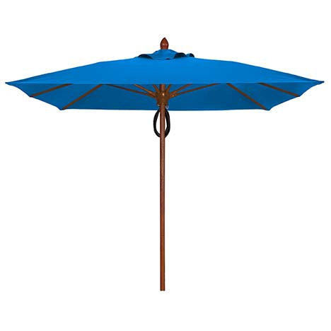 Fiberbuilt 7.5ft Square Bridgewater Umbrella With Sunbrella Fabric