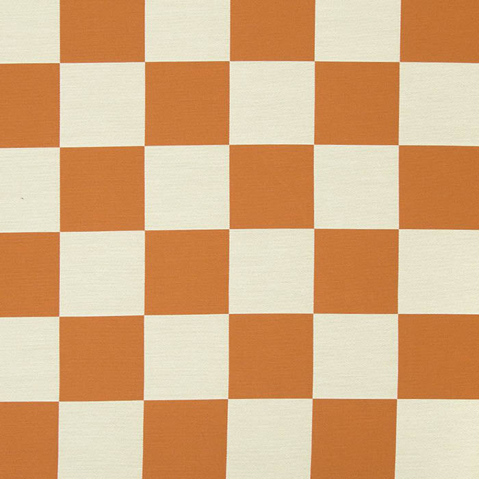 Robert Allen Sunbrella All In Check Papaya Upholstery Fabric