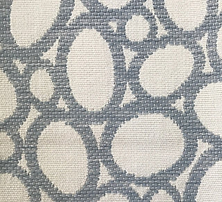 Old World Weavers Madagascar Ovals FR Powder Blue F3 00058038 Madagascar Collection Upholstery Fabric