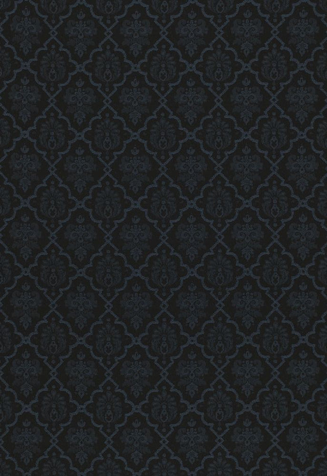 Schumacher Hedgerow Trellis Midnight 68814 by Timothy Corrigan Upholstery Fabric