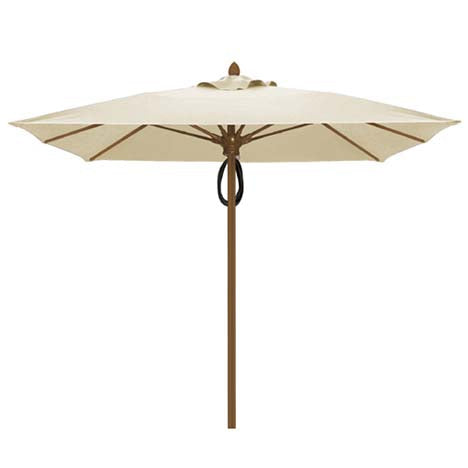 Fiberbuilt 10ft Square Oceana Umbrella With Sunbrella Fabric