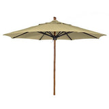 Fiberbuilt 9ft Octagon Bambusa Umbrella With Sunbrella Fabric