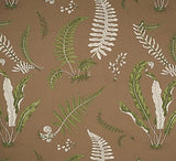 Scalamandre Elsie De Wolfe Greens On Brown SC 000516425 Upholstery Fabric