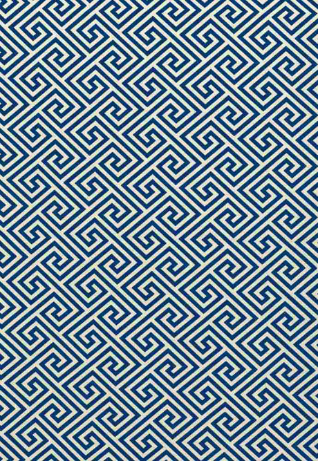 Schumacher St. Tropez Navy 62901 Plein Air Collection Upholstery Fabric