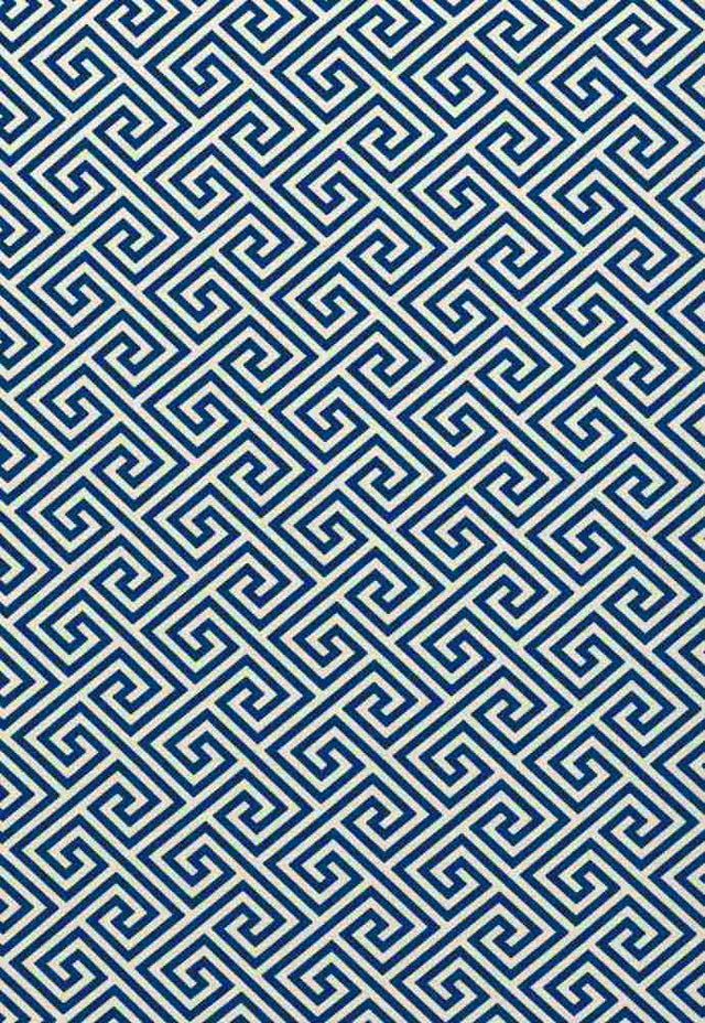 Schumacher St. Tropez Navy 62901 Plein Air Collection Upholstery Fabric