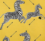 Scalamandre Zebras Yellow SC 000236378 Zebras Collection Upholstery Fabric