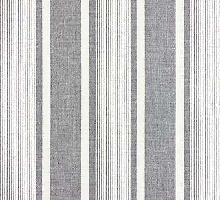 Scalamandre Wellfleet Stripe Zinc SC 000227111 Chatham Stripes and Plaids Collection Upholstery Fabric