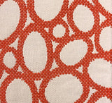 Old World Weavers Madagascar Ovals FR Tangerine F3 00078038 Madagascar Collection Upholstery Fabric