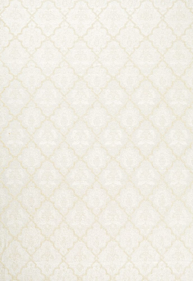 Schumacher Hedgerow Trellis Ivory 68810 by Timothy Corrigan Upholstery Fabric