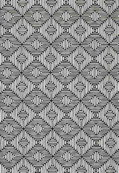 Schumacher Amazing Maze Kohl 65322 by Trina Turk Upholstery Fabric