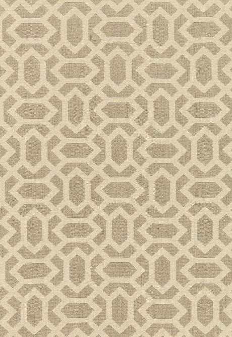 Schumacher San Remo Fret Sahara 66061 Cote D'Azur Collection Upholstery Fabric