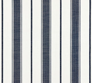 Scalamandre Sconset Stripe Indigo SC 000427110 Chatham Stripes and Plaids Collection Upholstery Fabric