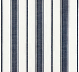 Scalamandre Sconset Stripe Indigo SC 000427110 Chatham Stripes and Plaids Collection Upholstery Fabric