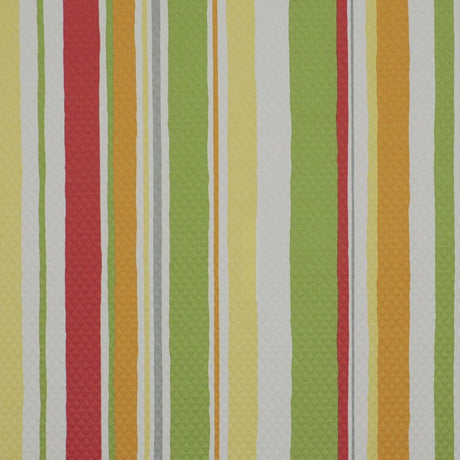 Robert Allen Baja Stripe Em Poppy 210235 Indoor/Outdoor Drapery Fabric