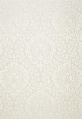 Schumacher Amalfi Damask Natural 64690 Cote D-Azur Collection Upholstery Fabric