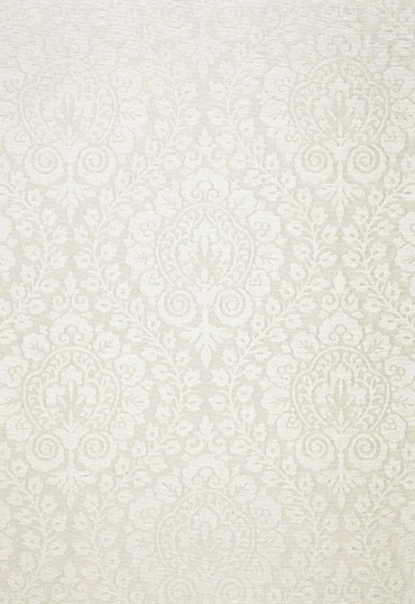 Schumacher Amalfi Damask Natural 64690 Cote D-Azur Collection Upholstery Fabric