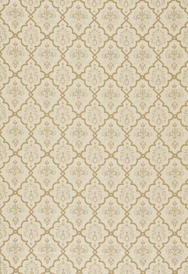 Schumacher Hedgerow Trellis Sand 68811 by Timothy Corrigan Upholstery Fabric