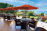 Fiberbuilt 9ft Octagon Bridgewater Umbrella With Sunbrella Fabric