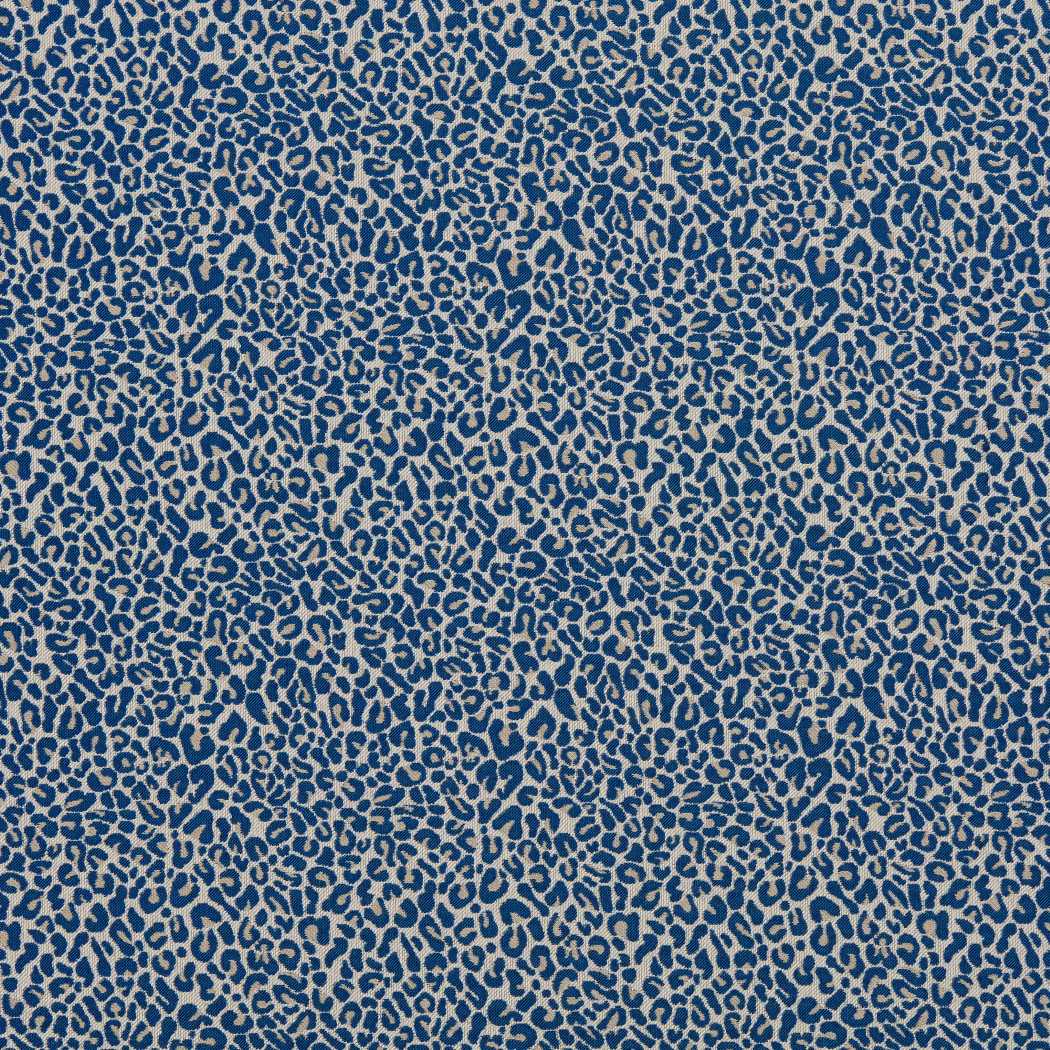 Sample of Clarke and Clarke Arcata Cobalt F1793-02 Alfresco Indoor Outdoor Weaves Collection Upholstery Fabric