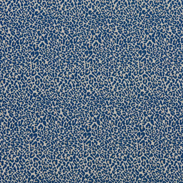 Sample of Clarke and Clarke Arcata Cobalt F1793-02 Alfresco Indoor Outdoor Weaves Collection Upholstery Fabric