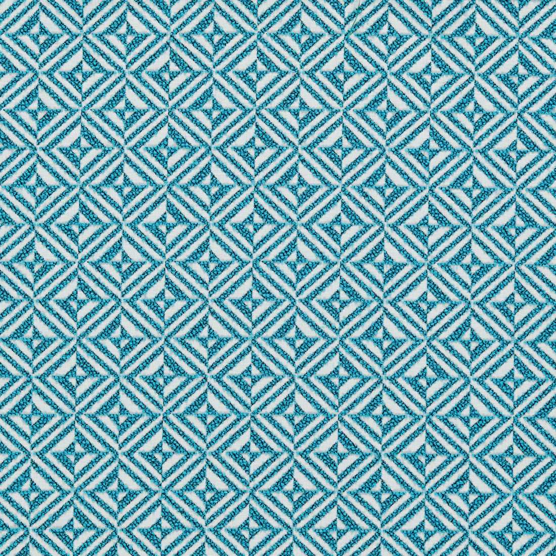 Clarke and Clarke Coronado Aquamarine F1795-01 Alfresco Indoor Outdoor Weaves Collection Upholstery Fabric