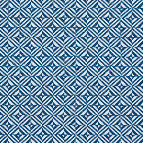 Clarke and Clarke Coronado Cobalt F1795-02 Alfresco Indoor Outdoor Weaves Collection Upholstery Fabric