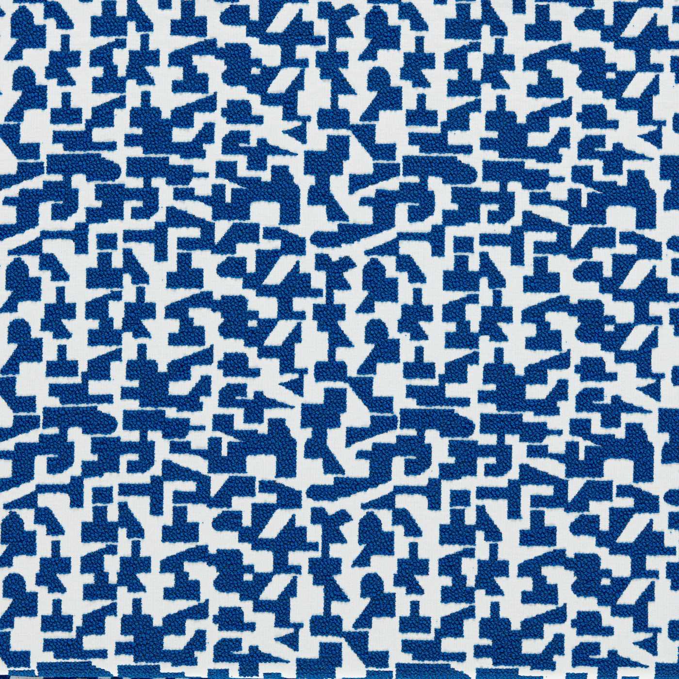Clarke and Clarke Kaleia Cobalt F1796-01 Alfresco Indoor Outdoor Weaves Collection Upholstery Fabric