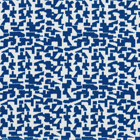 Clarke and Clarke Kaleia Cobalt F1796-01 Alfresco Indoor Outdoor Weaves Collection Upholstery Fabric